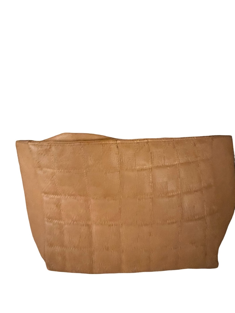 Steve Madden Tan Quilted Tote with Detachable Pouch - Picture 9 of 13